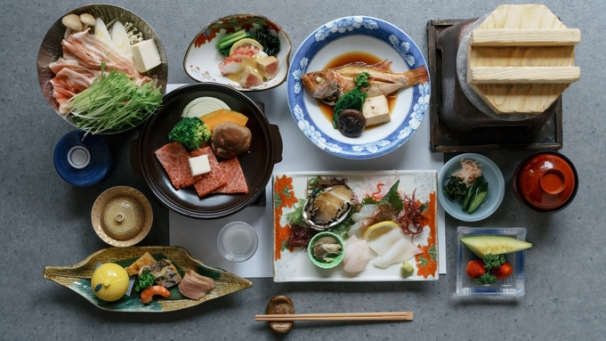 リニューアル【夕部屋食】のどくろ＆島根和牛！温泉と食を楽しむ極上のひと時＜特選会席＞